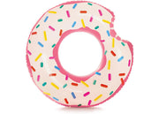 Intex 56265EP Rainbow Donut Tube | Fun Inflatable Floating Tube for Pool & Beach | Durable & Eye-Catching Design