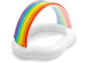 Intex 57141EP Rainbow Cloud Baby Pool | Round Inflatable Fun for Toddlers Ages 1-3