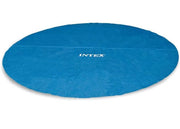 Intex 28015E Solar Pool Cover for 18ft Round Easy Set & Metal Frame Pools – Insulates, Reduces Evaporation, Easy to Use