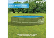 Intex 28015E Solar Pool Cover for 18ft Round Easy Set & Metal Frame Pools – Insulates, Reduces Evaporation, Easy to Use