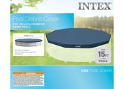 INTEX 28032E Pool Cover for 15ft Round Metal Frame Pools – Durable, Secure, Easy to Use