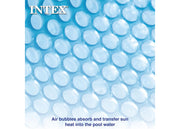 INTEX 28011E Solar Pool Cover for 10ft Round Easy Set & Metal Frame Pools – Insulates, Reduces Evaporation, Easy to Use