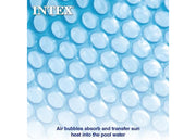 Intex 28015E Solar Pool Cover for 18ft Round Easy Set & Metal Frame Pools – Insulates, Reduces Evaporation, Easy to Use